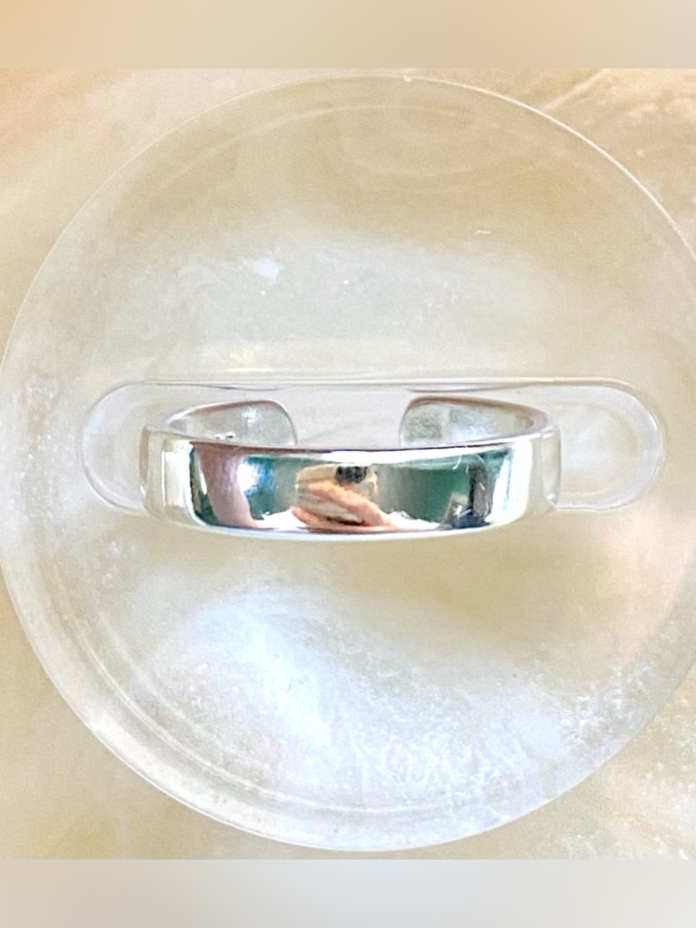 Classic Sterling Silver Open Band Ring - Picture 2 of 4